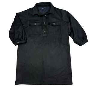 ❄️Winter❄️ GAP Charcoal Button-Up Dress